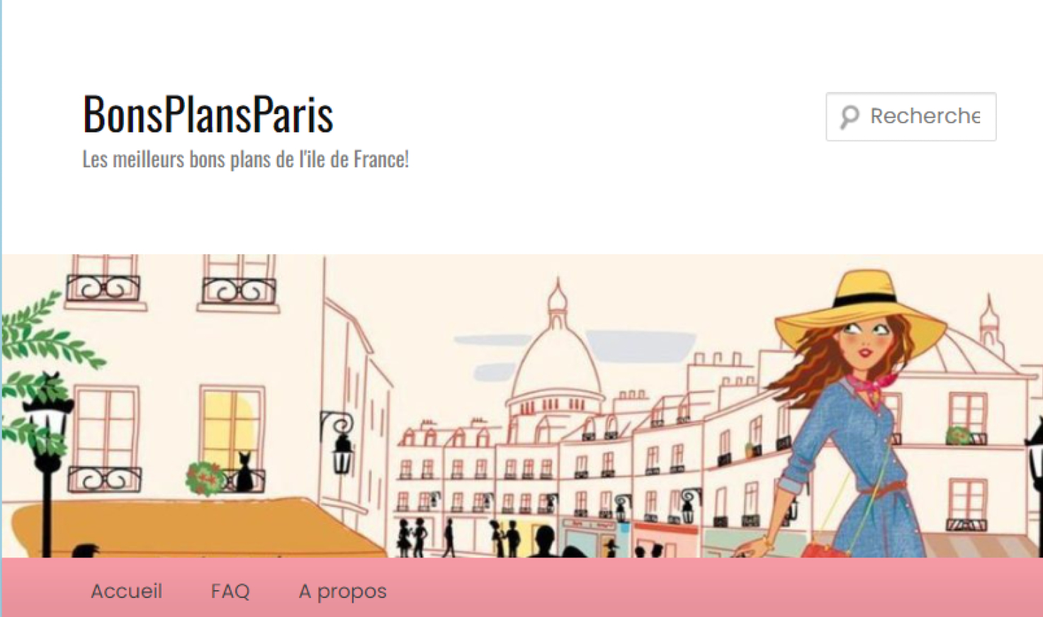 home page de bons Plans Paris